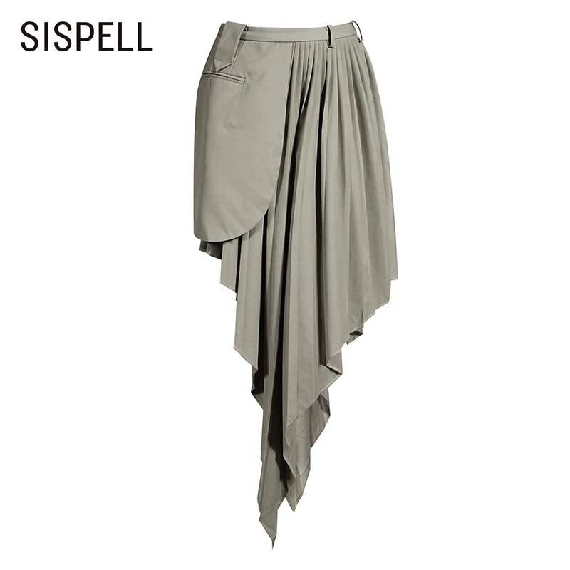 Женская юбка в стиле пэчворк SISPELL, свободная повседневная юбка с высокой талией и карманами, 2020
Женская юбка в стиле пэчворк SISPELL, свободная повседневная юбка с высокой талией и карманами, 2020