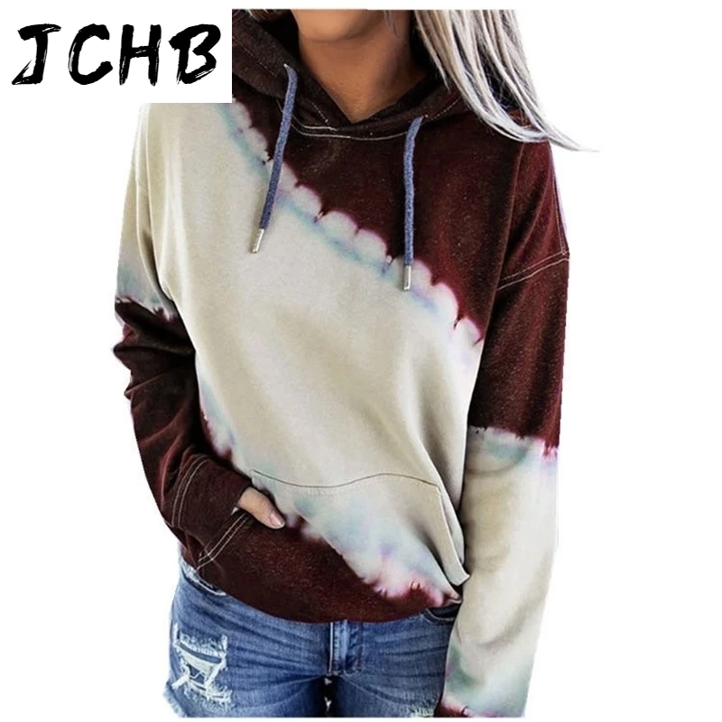 Dye Tie Print Women Hoodies Sweatshirts Autumn Winter Hooded Drawstring Long Sleeve Ladies Pullover Casual Pocket Jumper Hoodies
Dye Tie Print Women Hoodies Sweatshirts Autumn Winter Hooded Drawstring Long Sleeve Ladies Pullover Casual Pocket Jumper Hoodies