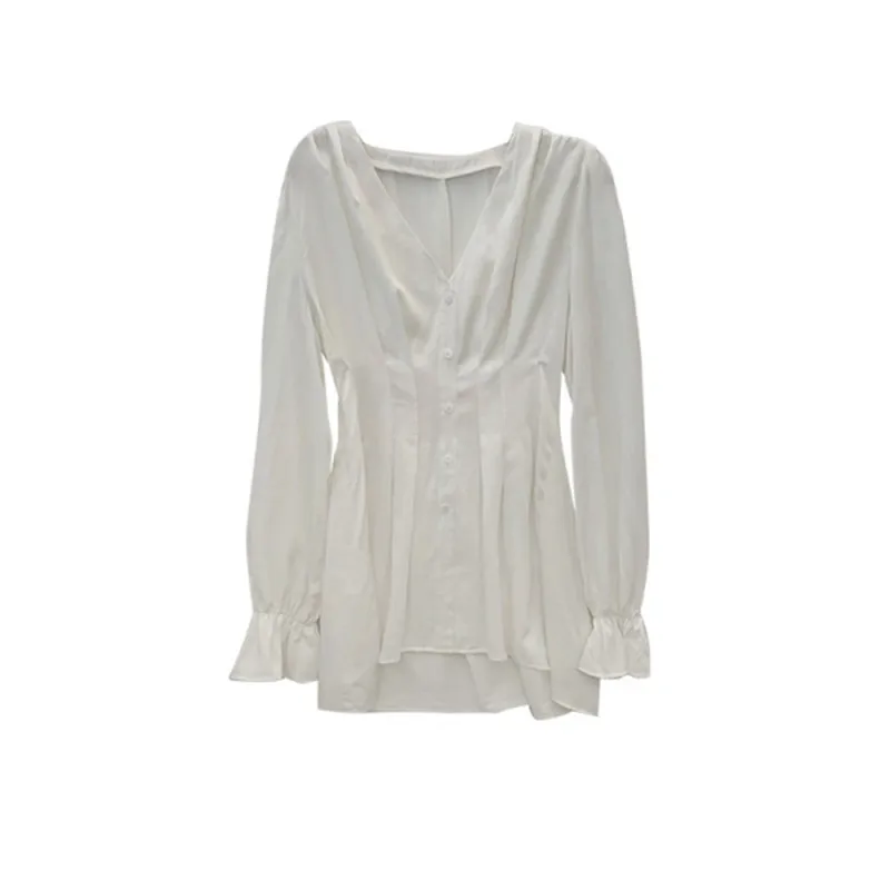 Spring and autumn trumpet sleeve small gentle lovely temperament FAIRY DRESS French minority shirt skirt
Spring and autumn trumpet sleeve small gentle lovely temperament FAIRY DRESS French minority shirt skirt