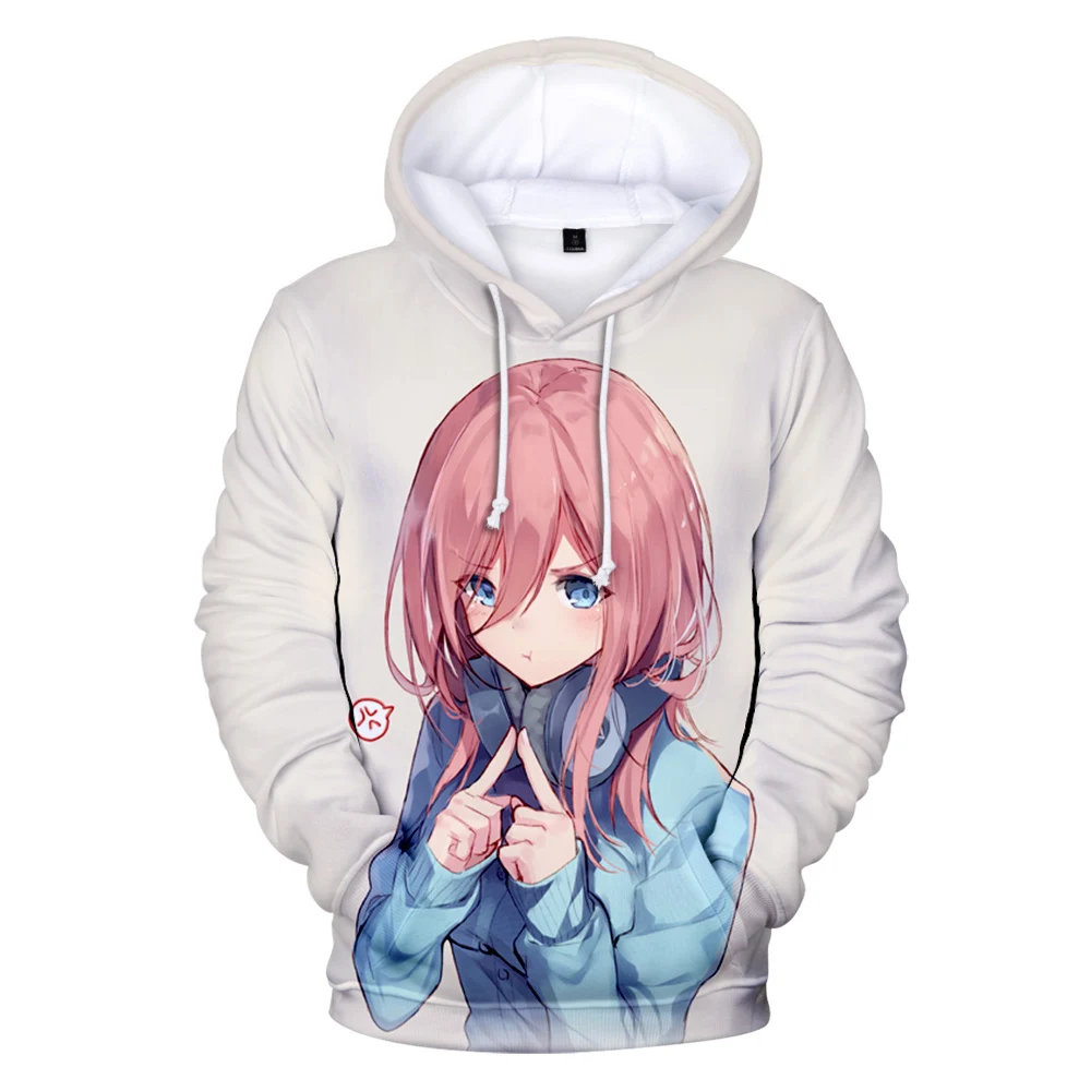 Classic The Quintessential Quintuplets Hoodies Anime Kawaii Girl 3D Print Sweatshirt Men Women Harajuku Streetwear 3D Hoodie
Classic The Quintessential Quintuplets Hoodies Anime Kawaii Girl 3D Print Sweatshirt Men Women Harajuku Streetwear 3D Hoodie