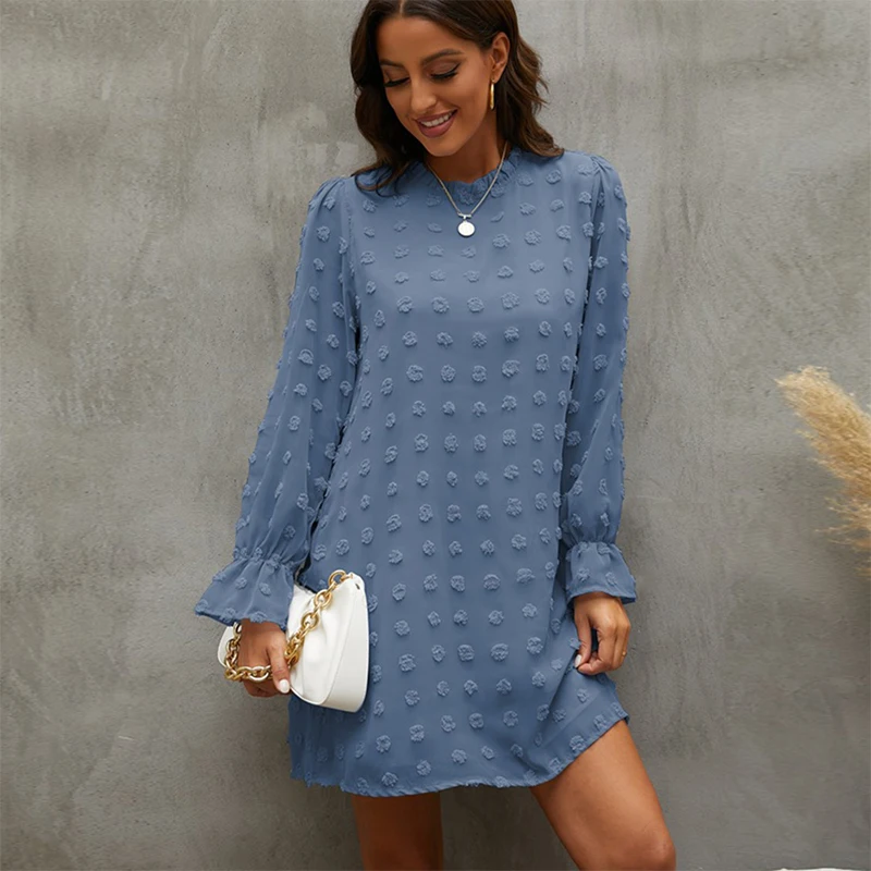 Elegant Woman Dress Casual A Line Chiffon Mini Dresses Spring Puff Sleeve White Dress Female Loose Party Dresses Vestidos
Elegant Woman Dress Casual A Line Chiffon Mini Dresses Spring Puff Sleeve White Dress Female Loose Party Dresses Vestidos