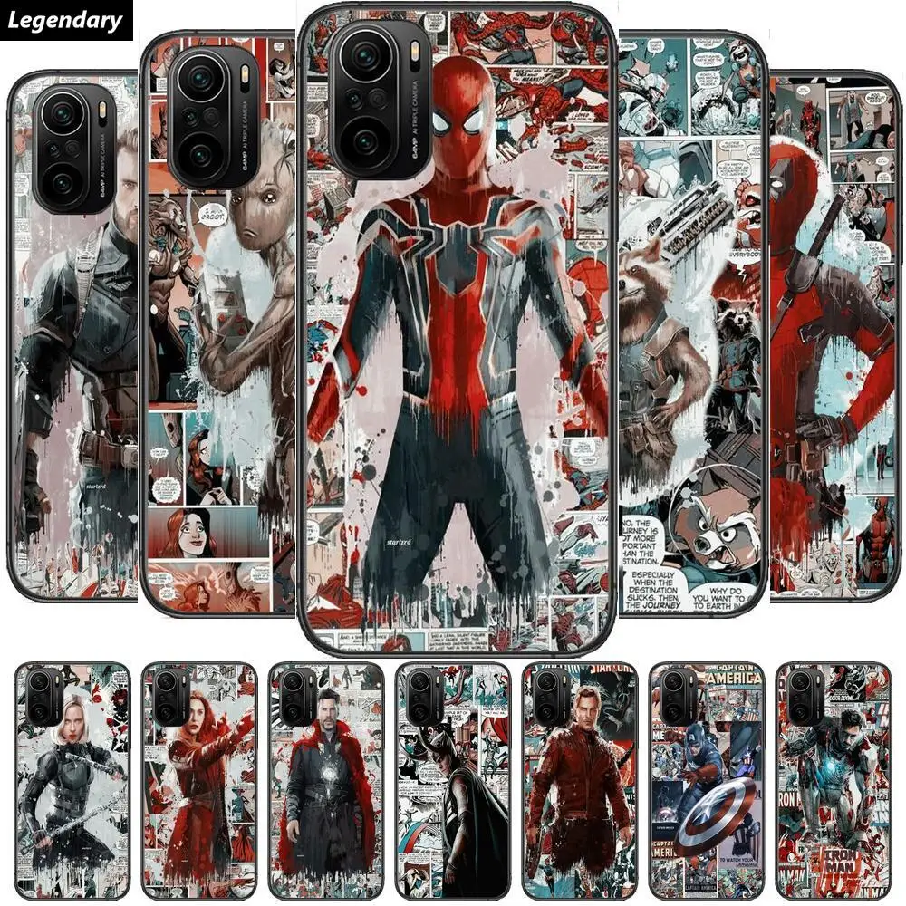 Marvel poster Phone Case For xiaomi redmi POCO F1 F2 F3 X3 Pro M3 9C 10T Lite NFC Black Cover Silicone Back Prett mi 10 ultra co
Marvel poster Phone Case For xiaomi redmi POCO F1 F2 F3 X3 Pro M3 9C 10T Lite NFC Black Cover Silicone Back Prett mi 10 ultra co