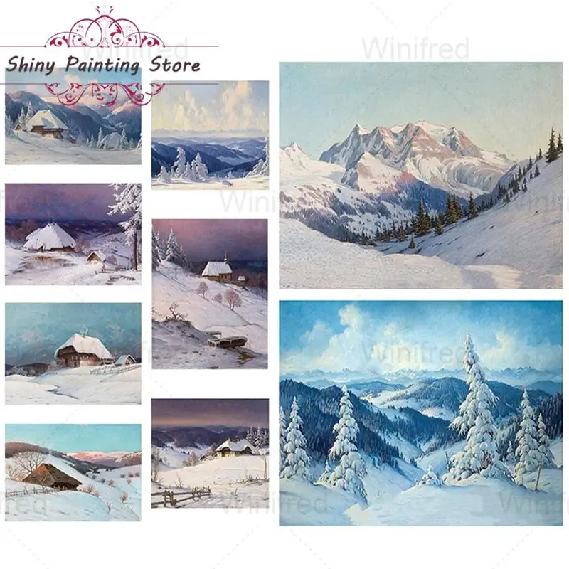 Алмазная живопись 5D "сделай сам", зимний пейзаж, красивые снежные горные деревья, вышивка крестиком, домашний декор, фреска
Алмазная живопись 5D "сделай сам", зимний пейзаж, красивые снежные горные деревья, вышивка крестиком, домашний декор, фреска