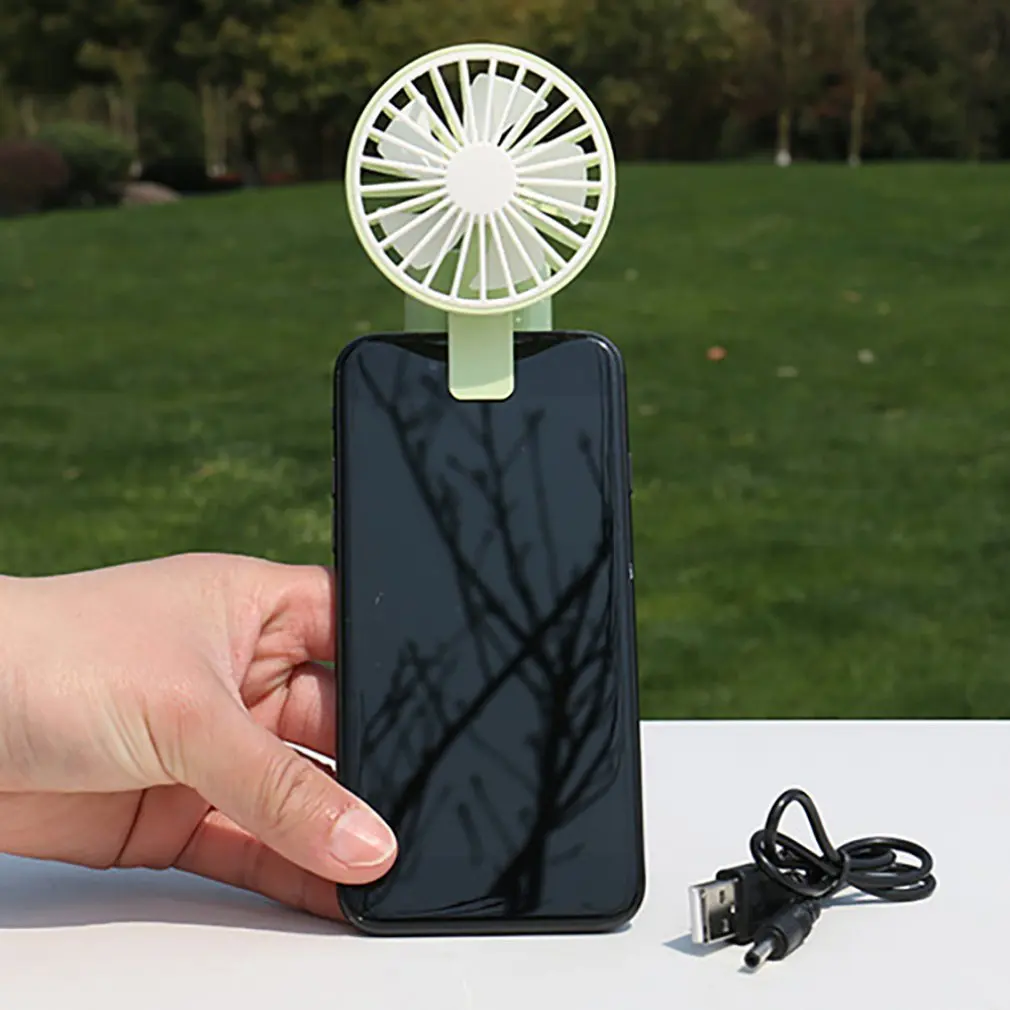 Фото Мини-вентилятор Usb в стиле мобильный телефон тихий маленький мини-вентилятор для