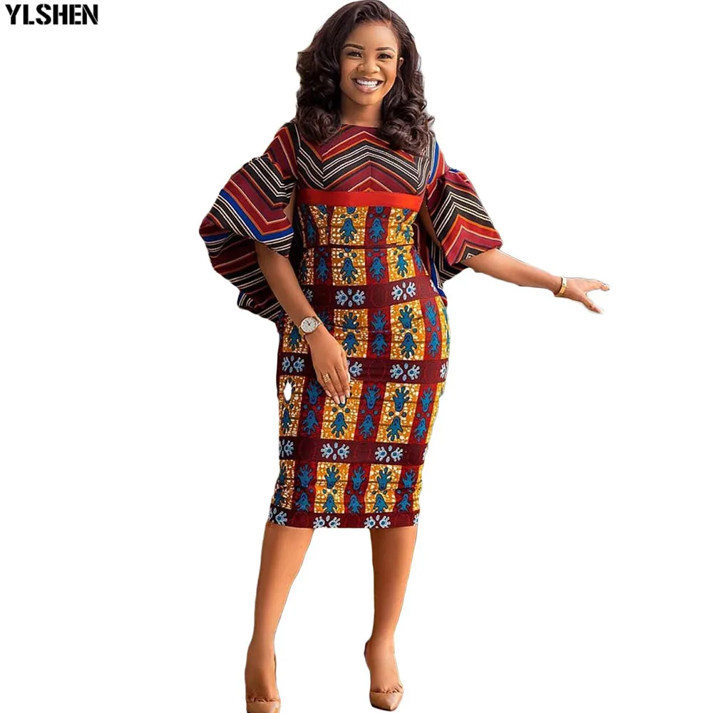 S-3XL African Print Dresses For Women Dashiki Puff Sleeve Winter African Dress Christmas Clothes Party Plus Size Africa Clothing
S-3XL African Print Dresses For Women Dashiki Puff Sleeve Winter African Dress Christmas Clothes Party Plus Size Africa Clothing