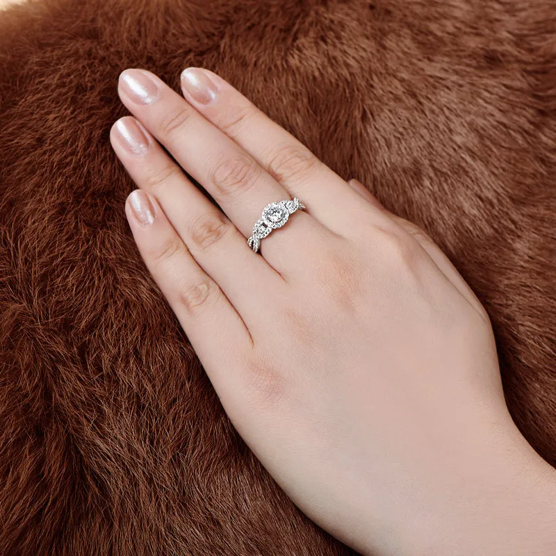 LESF Fine 2.5G Genuine 925 Sterling Silver Jewelry Trendy Engagement Rings for Women Wedding Ring
LESF Fine 2.5G Genuine 925 Sterling Silver Jewelry Trendy Engagement Rings for Women Wedding Ring