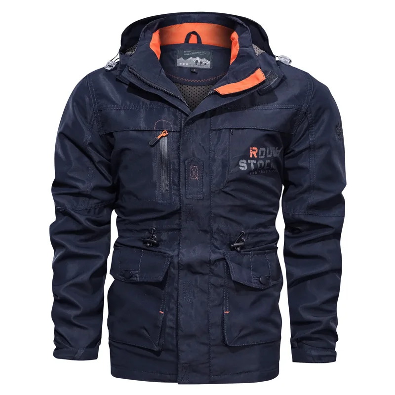 Breathable Bomber Jacket Men Spring Autumn Military Tactical Jackets Waterproof Multi-pockets Windbreaker Mens Coat Outdoor
Breathable Bomber Jacket Men Spring Autumn Military Tactical Jackets Waterproof Multi-pockets Windbreaker Mens Coat Outdoor