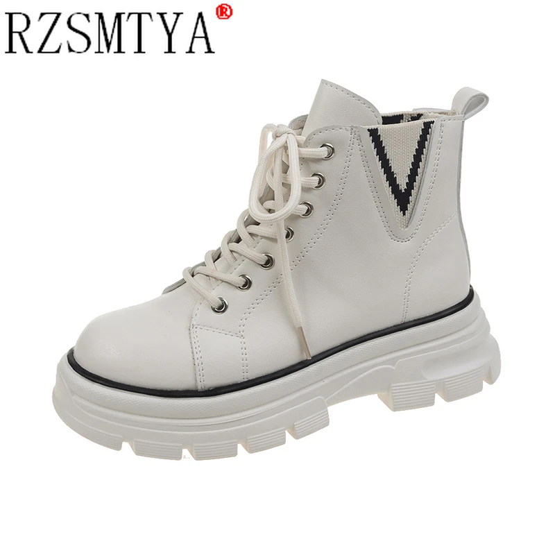 Women Boots Ankle Boots Leather Platform Round Toe Black Boots Women Goth Boots Designer Brand Luxury Women Shoes Botas Mujer
Women Boots Ankle Boots Leather Platform Round Toe Black Boots Women Goth Boots Designer Brand Luxury Women Shoes Botas Mujer