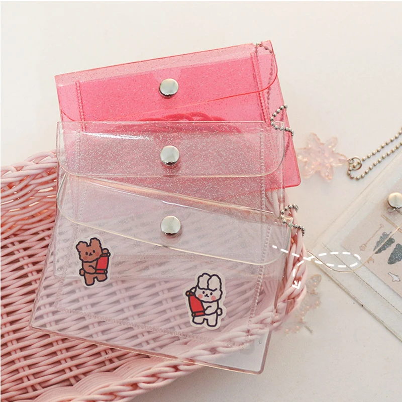 Women Bag INS Wind Transparent Card Holder Student Coin Purse Girl Heart Card Holder Keychain Card Holder Passport Holder
Women Bag INS Wind Transparent Card Holder Student Coin Purse Girl Heart Card Holder Keychain Card Holder Passport Holder