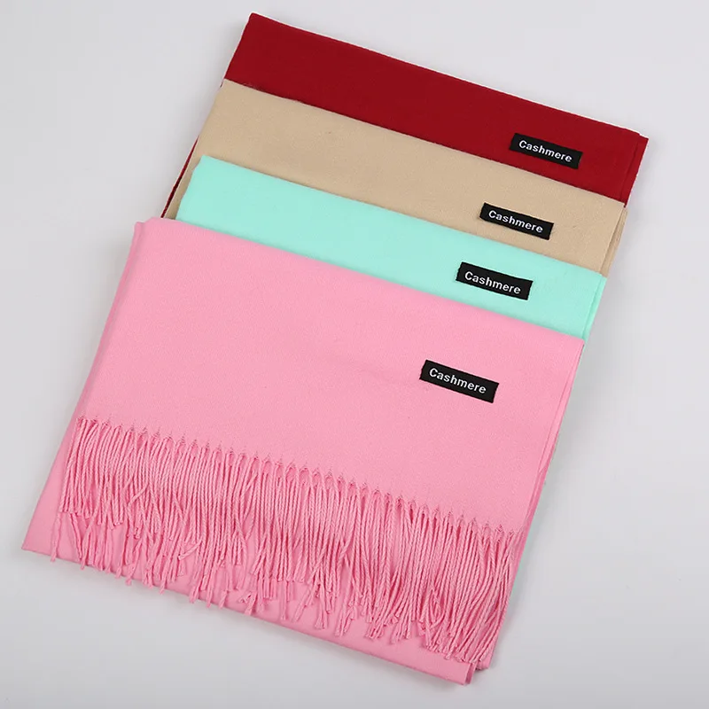 Pure color czxx imitation cashmere scarf women fall/winter hot style 250g classic monochrome tassel wild warm shawl gift
Pure color czxx imitation cashmere scarf women fall/winter hot style 250g classic monochrome tassel wild warm shawl gift