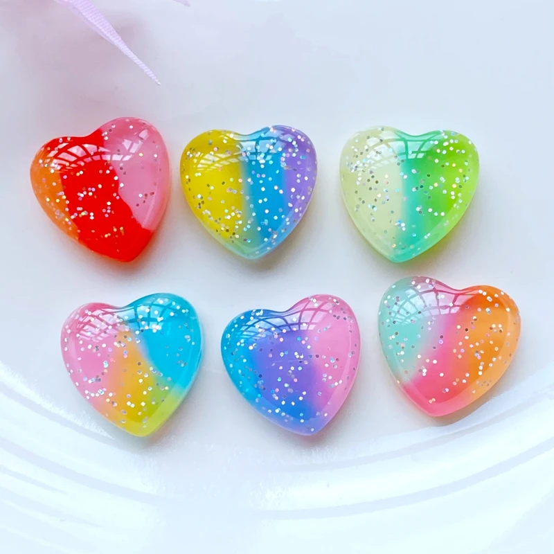 10Pcs New Cute Resin Mini Tricolor Heart Flat back Cabochons Scrapbooking DIY Jewelry Craft Decoration Accessories
10Pcs New Cute Resin Mini Tricolor Heart Flat back Cabochons Scrapbooking DIY Jewelry Craft Decoration Accessories