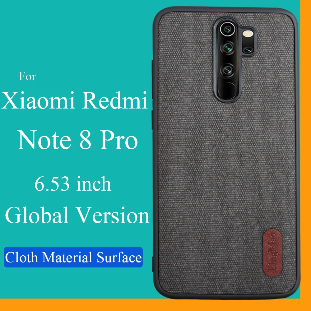 Облегающий чехол для телефона xiaomi redmi note 8 pro Чехол Силиконовый ткань протектор Note