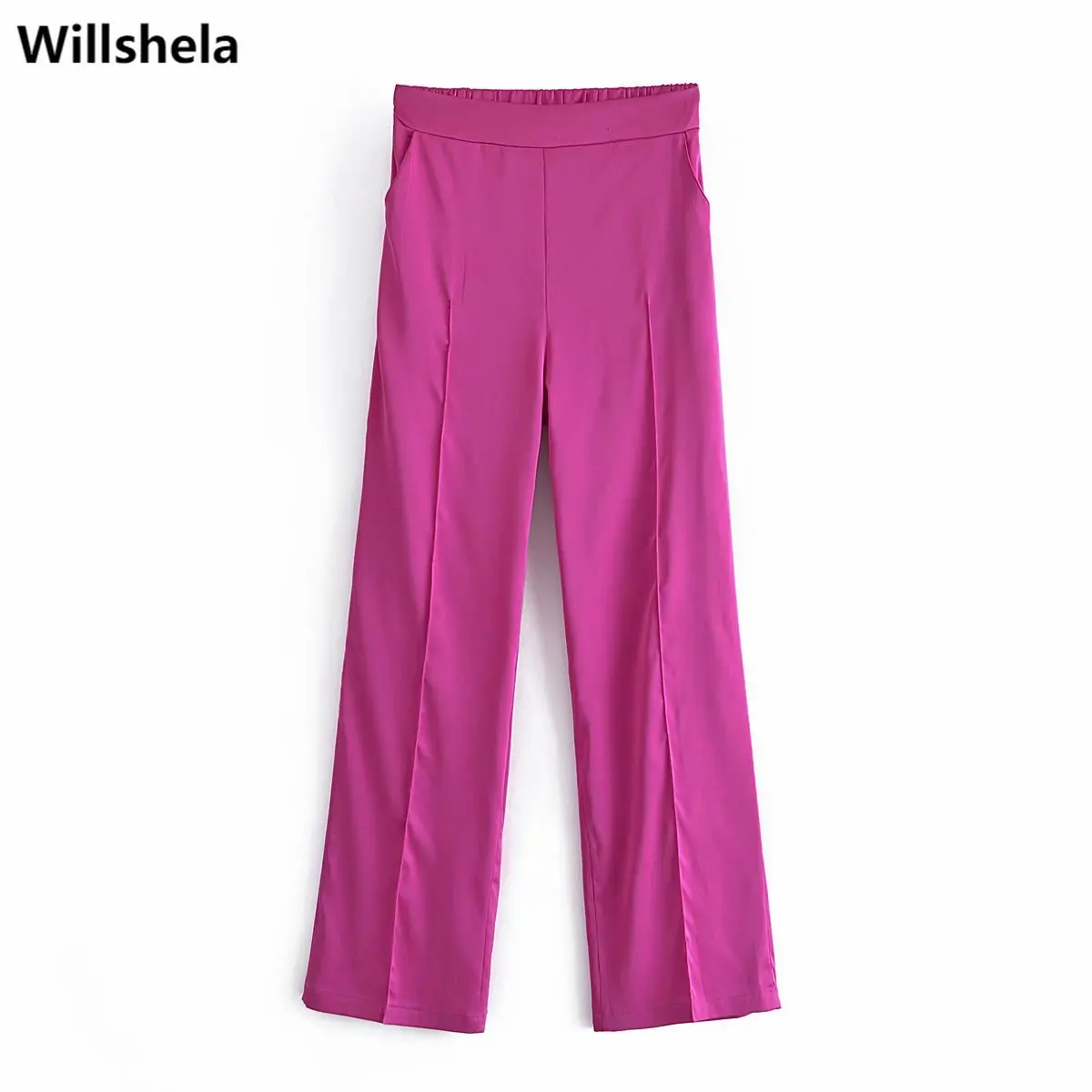 2021 Women Satin Pants Fashion Elastic Hight-waist Casual Glossy texture trousers woman y2k Pants pantalon pour femme
2021 Women Satin Pants Fashion Elastic Hight-waist Casual Glossy texture trousers woman y2k Pants pantalon pour femme
