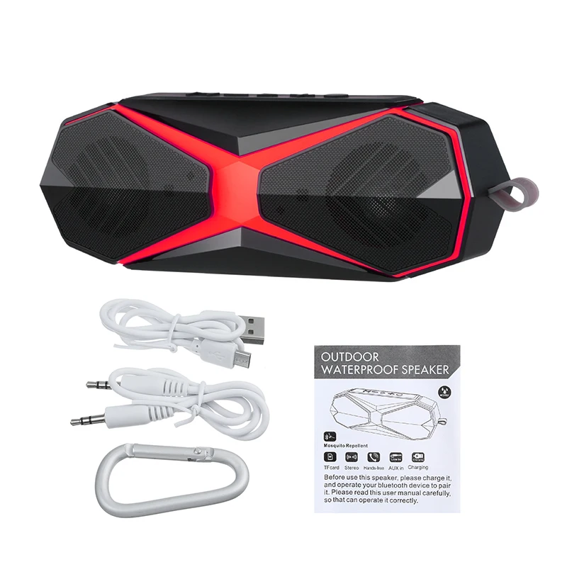 Portable Speakers bluetooth Column Wireless bluetooth Speaker Powerful Outdoor Bass HIFI Subwoofer Support TF Card Aux-in 
Portable Speakers bluetooth Column Wireless bluetooth Speaker Powerful Outdoor Bass HIFI Subwoofer Support TF Card Aux-in