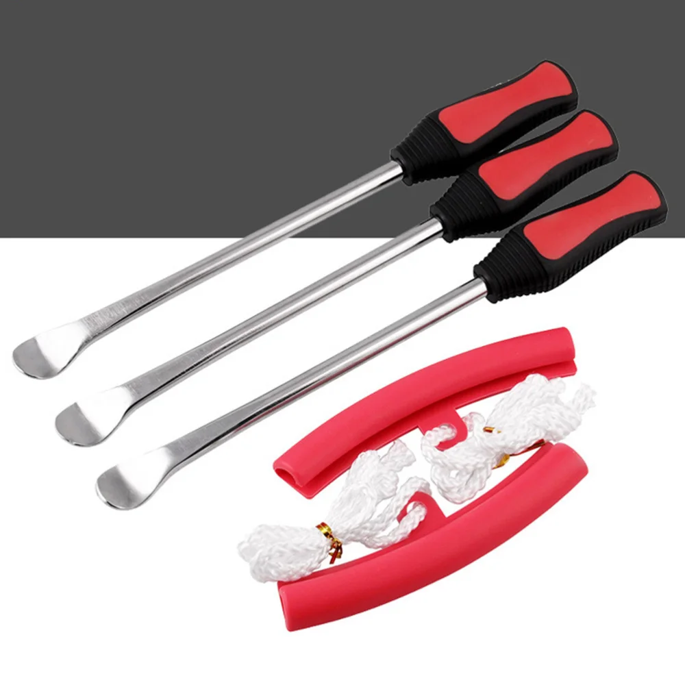 Tire Change Tool Set Tire Dismounting Mounting Tire Lever Tool Kit Rim Protector Sheaths for Motorcycle Car (Red)
Tire Change Tool Set Tire Dismounting Mounting Tire Lever Tool Kit Rim Protector Sheaths for Motorcycle Car (Red)