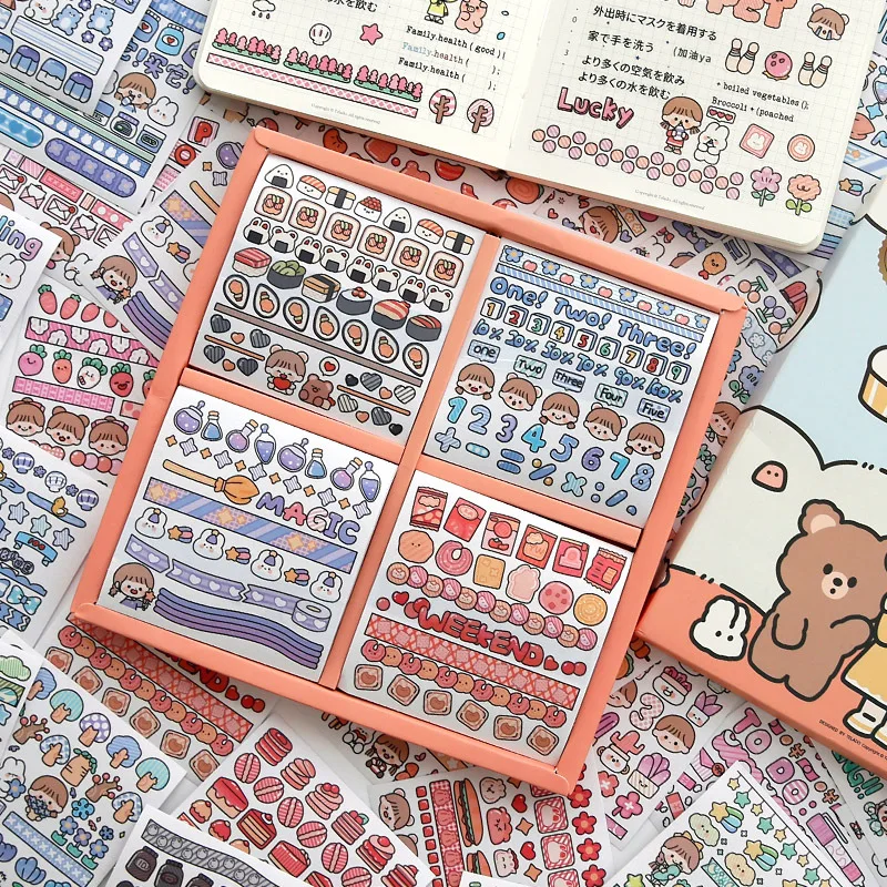 BULA 100 Sheets Rabbit Animals Cute Sticker Decorative Diary Scrapbook Planner Stickers Kawaii Stationery School Supplies
BULA 100 Sheets Rabbit Animals Cute Sticker Decorative Diary Scrapbook Planner Stickers Kawaii Stationery School Supplies