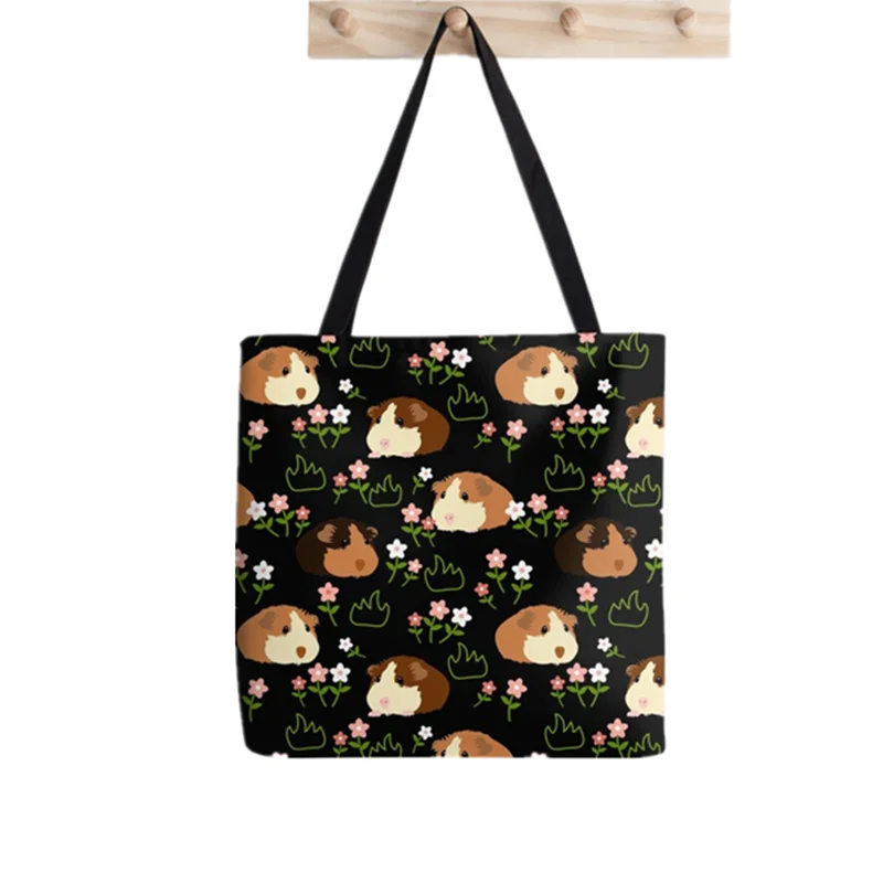 2021 Shopper Guinea Pig and Flowers Print Tote Bag women Harajuku shopper handbag girl Shoulder shopping bag Lady Canvas Bag
2021 Shopper Guinea Pig and Flowers Print Tote Bag women Harajuku shopper handbag girl Shoulder shopping bag Lady Canvas Bag