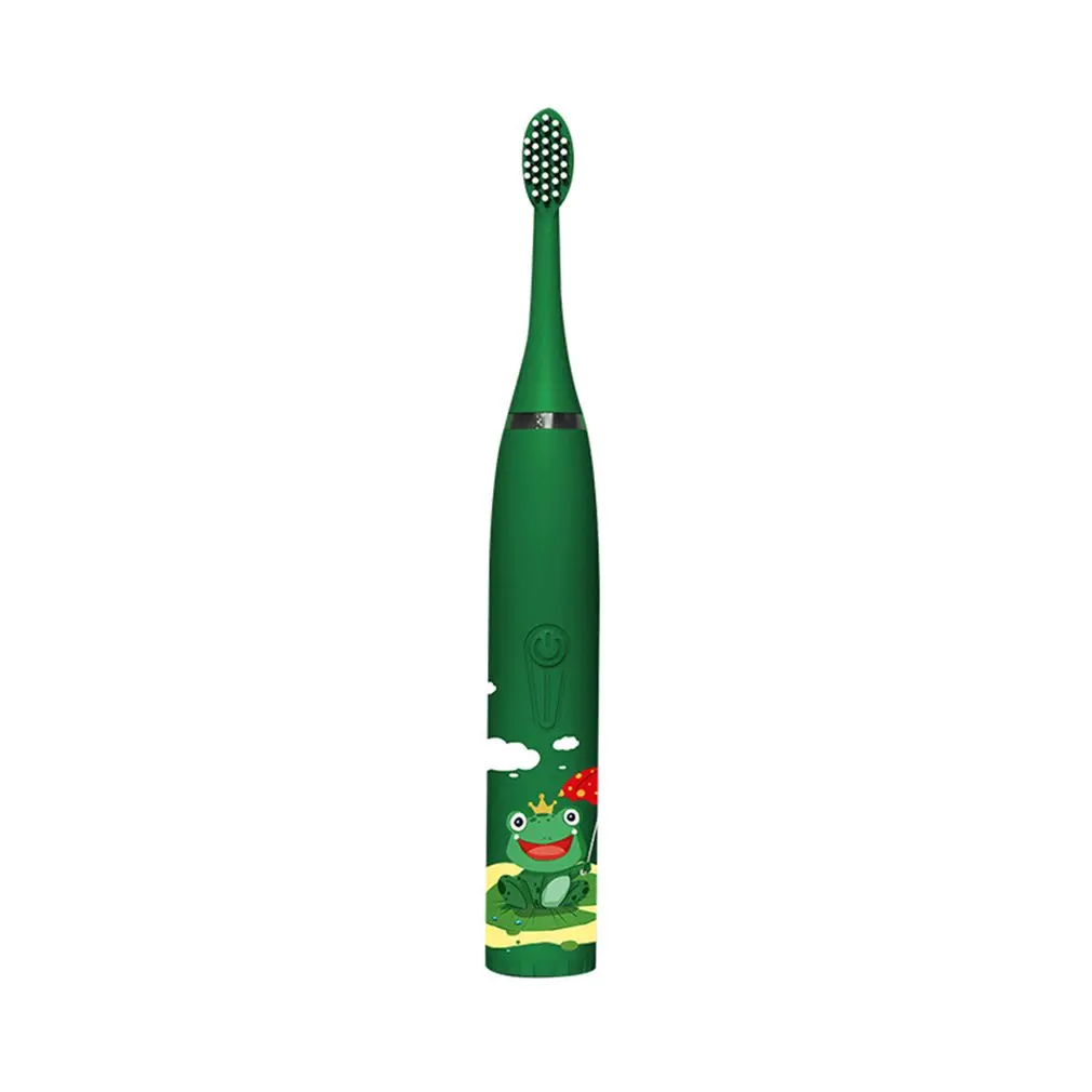 Cartoon Pattern Children Sonic Electric Toothbrush Waterproof Kids Tooth Brush Smart Timer With 6 Replacement Brush Heads
Cartoon Pattern Children Sonic Electric Toothbrush Waterproof Kids Tooth Brush Smart Timer With 6 Replacement Brush Heads