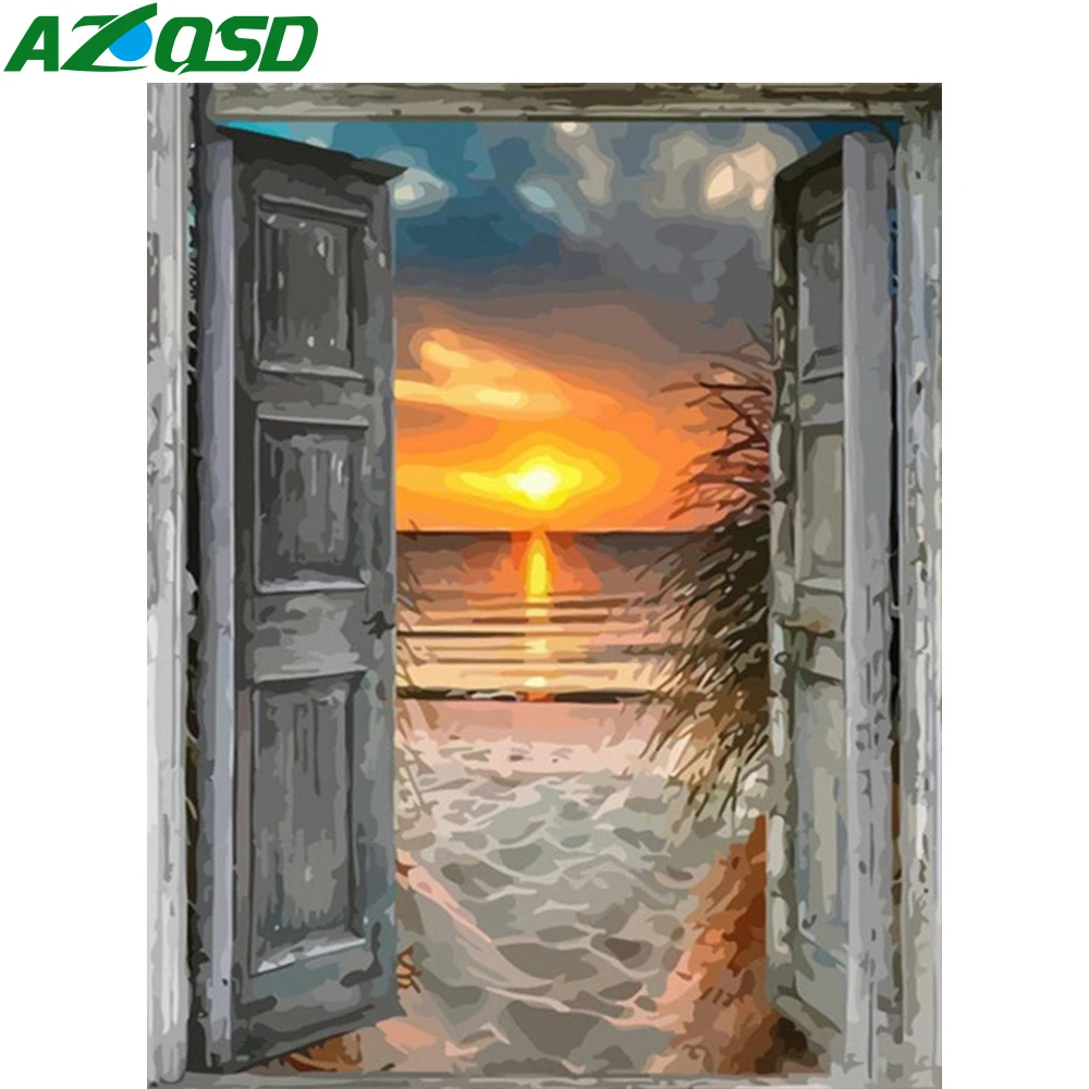 AZQSD Pianting By Numbers Front Door Beach Handmade Unique Gifts Oil Painting By Number On Canvas Seaside Kits Home Decoration
AZQSD Pianting By Numbers Front Door Beach Handmade Unique Gifts Oil Painting By Number On Canvas Seaside Kits Home Decoration
