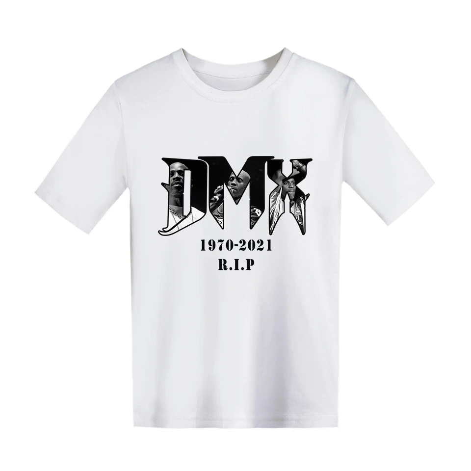 New DMX T-shirt Unisex O-Neck Cotton T-shirt High Quality Harajuku Streetwear 2021 Kids Clothes Summer
New DMX T-shirt Unisex O-Neck Cotton T-shirt High Quality Harajuku Streetwear 2021 Kids Clothes Summer