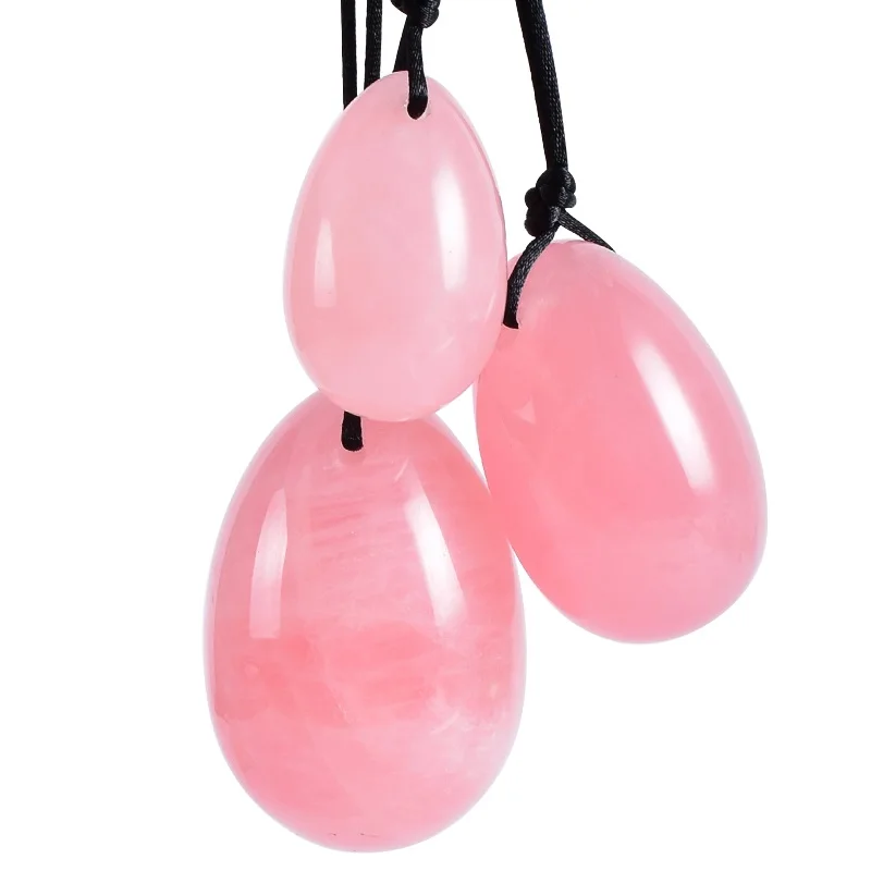 Drilled Yoni Egg Rose Quartz Jade Massage Stones Reiki Healing Ben Wa Ball Viginal Muscle Contraction Health Care Kegel Exercise
Drilled Yoni Egg Rose Quartz Jade Massage Stones Reiki Healing Ben Wa Ball Viginal Muscle Contraction Health Care Kegel Exercise