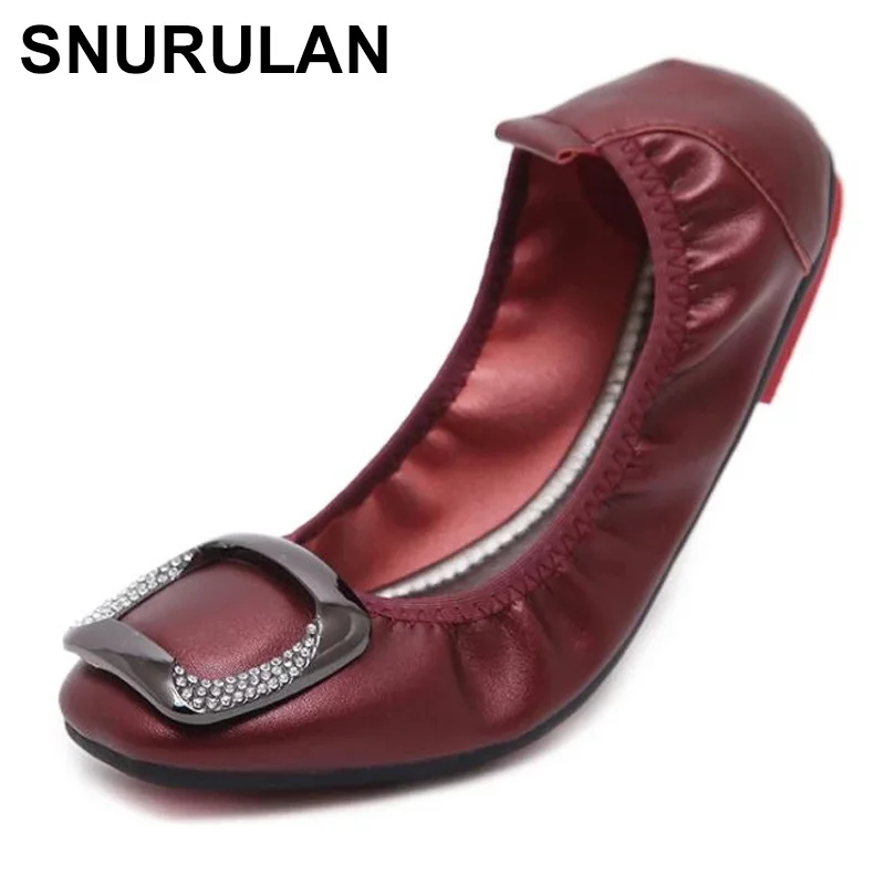 SNURULAN Hot Plus Size Women Rhinestone Women Foldable Flat Shoes Fashion OL Ladies Flats Round Toe Woman's Footwear Female
SNURULAN Hot Plus Size Women Rhinestone Women Foldable Flat Shoes Fashion OL Ladies Flats Round Toe Woman's Footwear Female