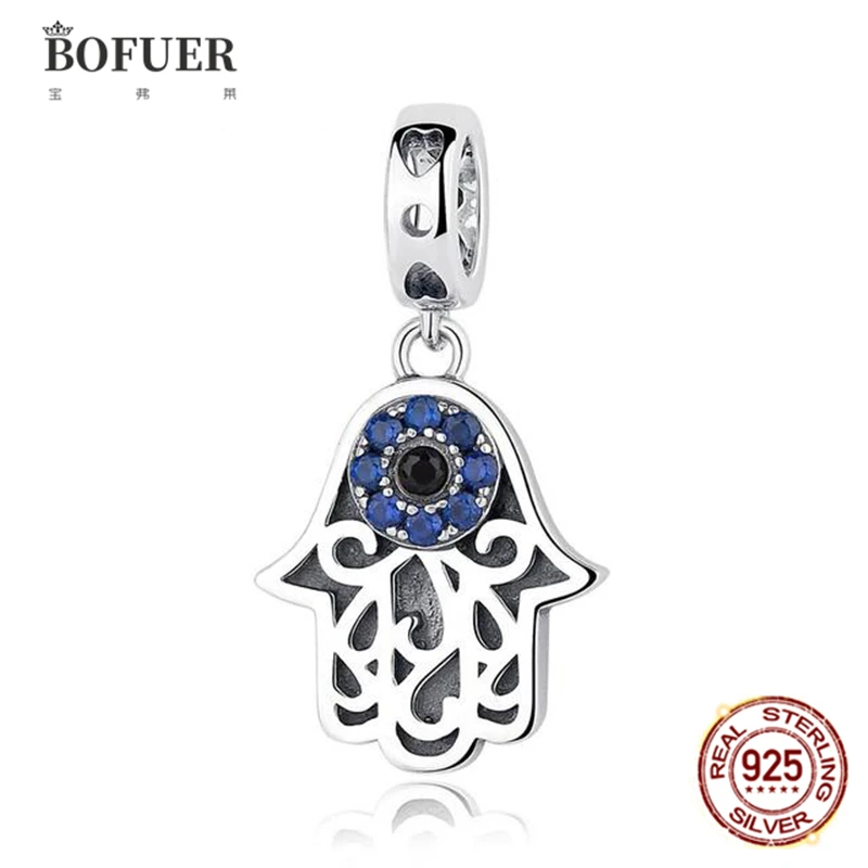 BOFUER Fit Pandora Original Pendants Jewelry For Women Fatima Bead 925 Sterling Silver Charms 119B
BOFUER Fit Pandora Original Pendants Jewelry For Women Fatima Bead 925 Sterling Silver Charms 119B
