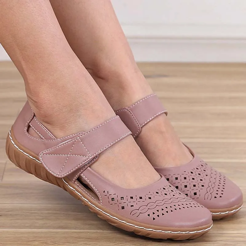 Women Sandals Flats Female Casual Shoes Woman Hook & Loop Solid Women's Sandals Hollow Platform Ladies Shoes Footwear Plus Size
Women Sandals Flats Female Casual Shoes Woman Hook & Loop Solid Women's Sandals Hollow Platform Ladies Shoes Footwear Plus Size