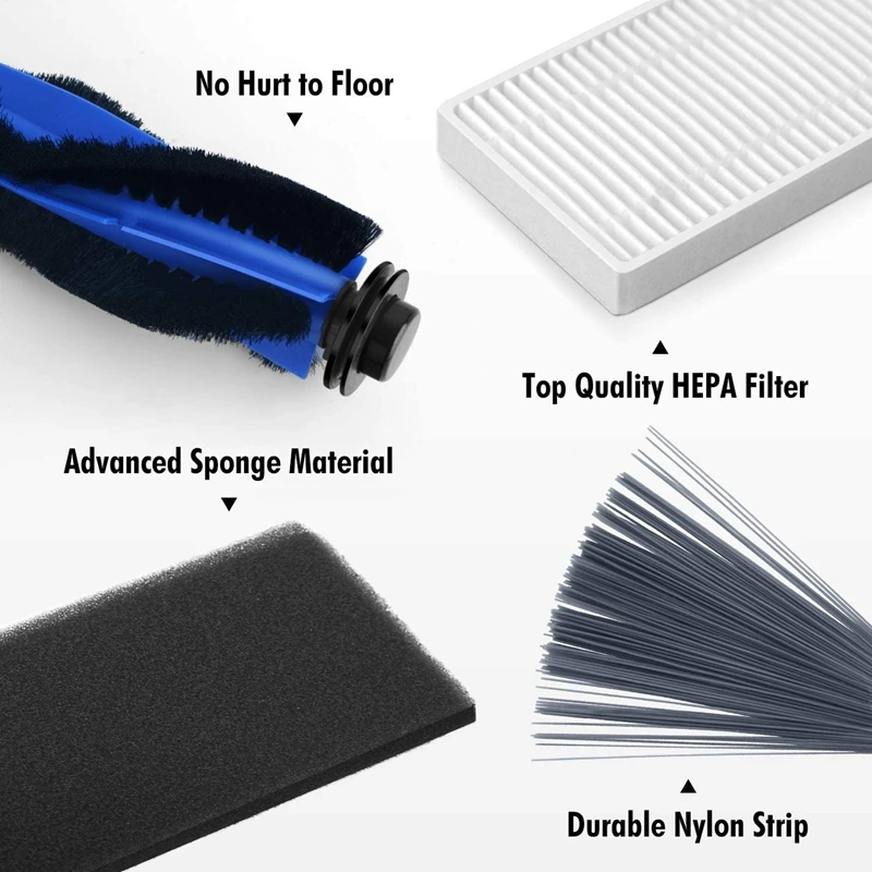 28 Pack Replacement Parts Kit Compatible for Eufy Robovac 11S 30C 15C R3500 R3500S, R550(R500+), R650 Rolling Brush
28 Pack Replacement Parts Kit Compatible for Eufy Robovac 11S 30C 15C R3500 R3500S, R550(R500+), R650 Rolling Brush