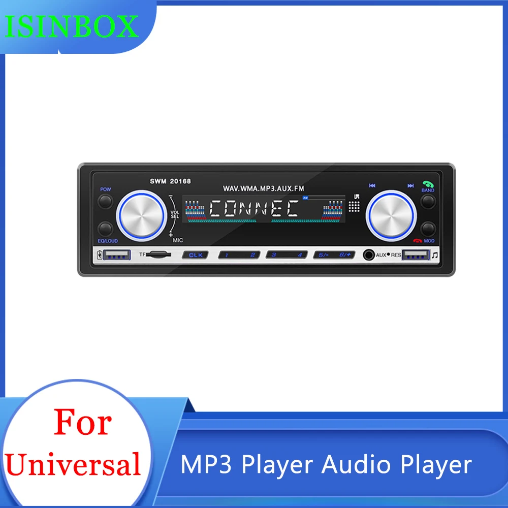 1 Din Car Radio Stereo MP3 Player Audio Player HD Bluetooth Remote Control AUX USB SD FM UDisk Support Reverse Image
1 Din Car Radio Stereo MP3 Player Audio Player HD Bluetooth Remote Control AUX USB SD FM UDisk Support Reverse Image
