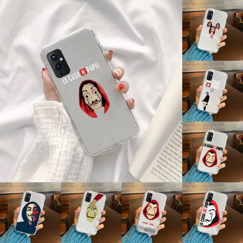 La casa de papel Money Heist Phone Case Transparent For OnePlus 9 8 7 7t 8t Oppo find X3 X2 reno5 Vivo X60 X50 Pro MeiZu 17 16XS
La casa de papel Money Heist Phone Case Transparent For OnePlus 9 8 7 7t 8t Oppo find X3 X2 reno5 Vivo X60 X50 Pro MeiZu 17 16XS