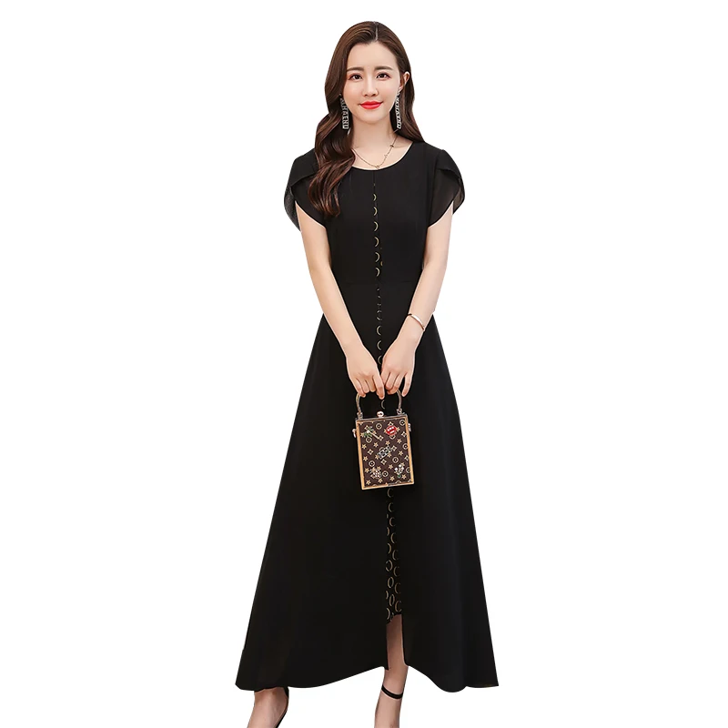 2021 Summer Vintage 4XL Plus Size Boho Long Sundress Solid Casual Beach Midi Dress Korean Women Bodycon Black Party Maxi Vestido
2021 Summer Vintage 4XL Plus Size Boho Long Sundress Solid Casual Beach Midi Dress Korean Women Bodycon Black Party Maxi Vestido