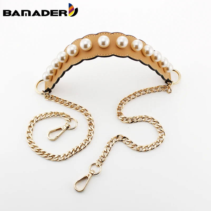 110cm Bag Chain Replacement Strap For Metal Chain+Rivet Pearl Design Leather Bag Straps DIY Women Handbag Handle Bag Chain Strap
110cm Bag Chain Replacement Strap For Metal Chain+Rivet Pearl Design Leather Bag Straps DIY Women Handbag Handle Bag Chain Strap
