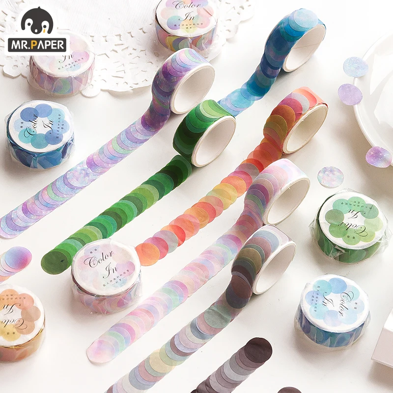 Mr.Paper 14*14mm Hard Candy Dot Color Washi Journaling Writing Memory Washi Tape Deco Gift Label Ins Masking Tapes Easy to Tear
Mr.Paper 14*14mm Hard Candy Dot Color Washi Journaling Writing Memory Washi Tape Deco Gift Label Ins Masking Tapes Easy to Tear