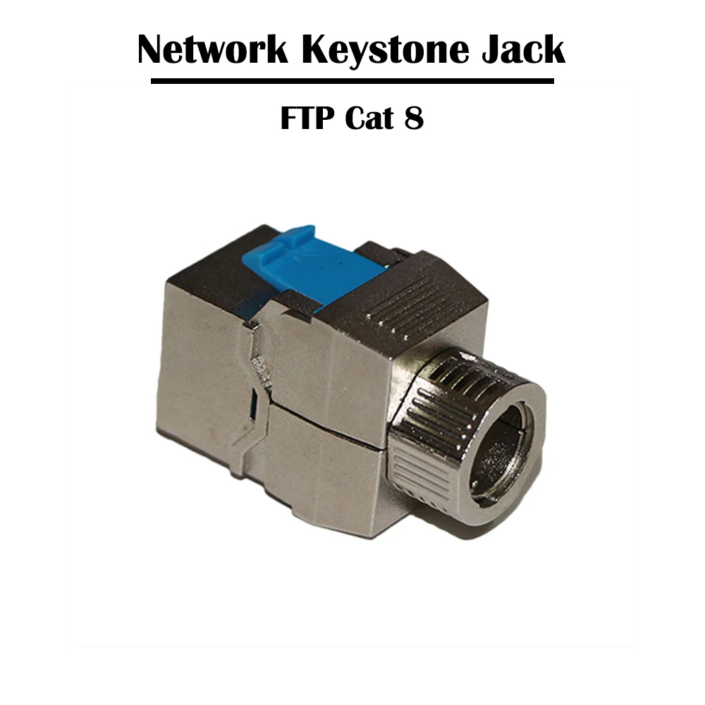 10 шт./лот FTP Cat 8/Cat 6A Keystone Jack сетевой тестер Fluke инструменты RJ 45 портов кабели Ethernet