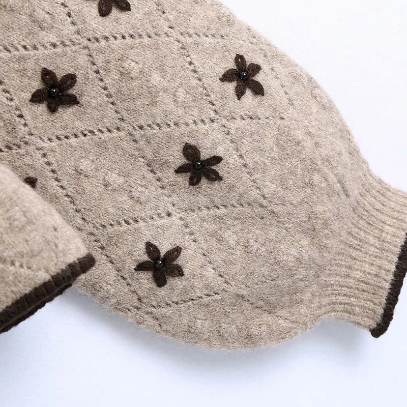 PUWD Casual Woman Camel Appliques Knitted Cardigan 2021 Spring Fashion Ladies Soft V Neck Sweaters Female Chic Argyle Knitwear
PUWD Casual Woman Camel Appliques Knitted Cardigan 2021 Spring Fashion Ladies Soft V Neck Sweaters Female Chic Argyle Knitwear