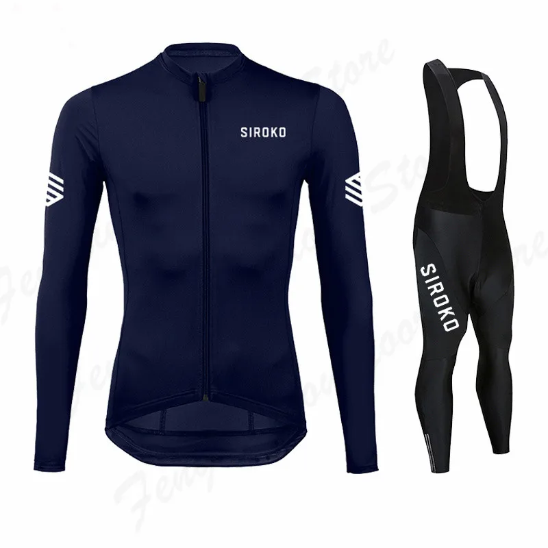 2021 SIROKO Autumn Long Sleeve Cycling Jersey Set Bib Pants Ropa Ciclismo Bicycle Clothing MTB Bike Jersey Uniform Men's Clothes
2021 SIROKO Autumn Long Sleeve Cycling Jersey Set Bib Pants Ropa Ciclismo Bicycle Clothing MTB Bike Jersey Uniform Men's Clothes