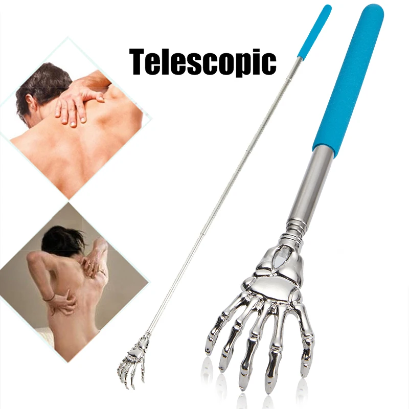 

Telescopic Stainless Steel Claw Massager For Back Massage Promotion Tools For Blood Circulation Relax Health Back Scratcher Tool