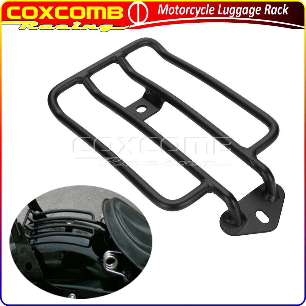 Steel Luggage Rack Motorcycle Rear Passenger Solo Seat Carrier For Harley Sportster XL1200 XL883 Iron Roadster 48 72 Superlow
Steel Luggage Rack Motorcycle Rear Passenger Solo Seat Carrier For Harley Sportster XL1200 XL883 Iron Roadster 48 72 Superlow