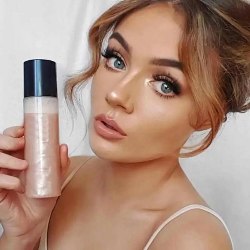 60ml Face Body Gold Purple Highlighter Liquid Setting Gloss Spray Waterproof High Makeup Brighten Spray J1H6 
60ml Face Body Gold Purple Highlighter Liquid Setting Gloss Spray Waterproof High Makeup Brighten Spray J1H6