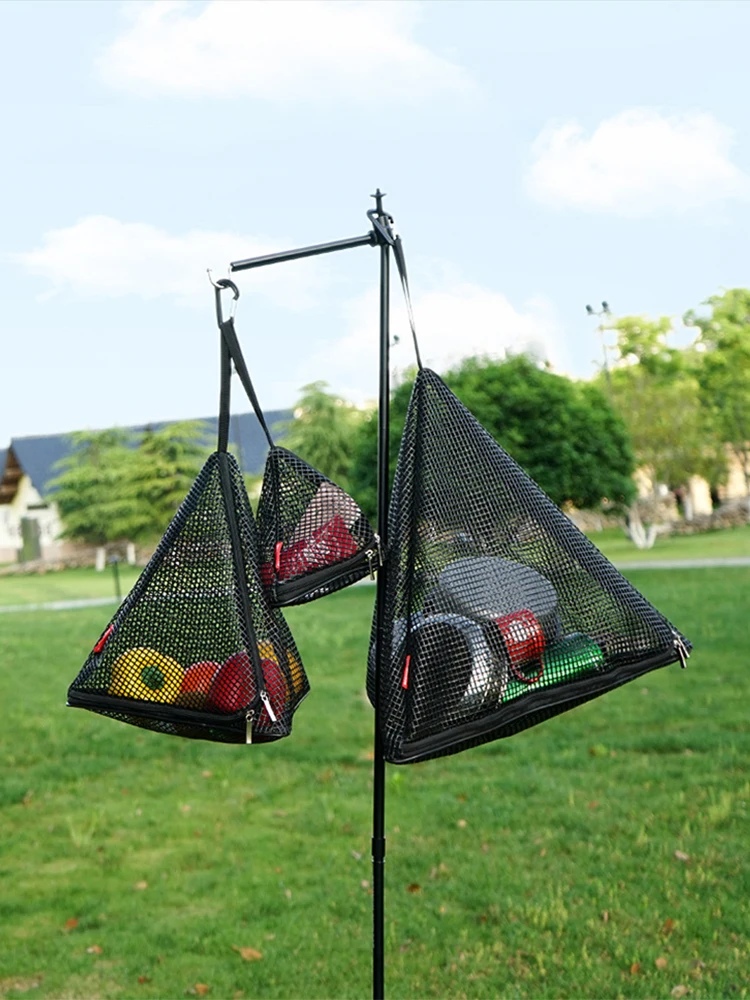Outdoor Drying Net Bag PVC Triangle Foldable Grid Drain Breathable With Hook Camping Home Picnic RV Hanging Dry Storage Bag
Outdoor Drying Net Bag PVC Triangle Foldable Grid Drain Breathable With Hook Camping Home Picnic RV Hanging Dry Storage Bag