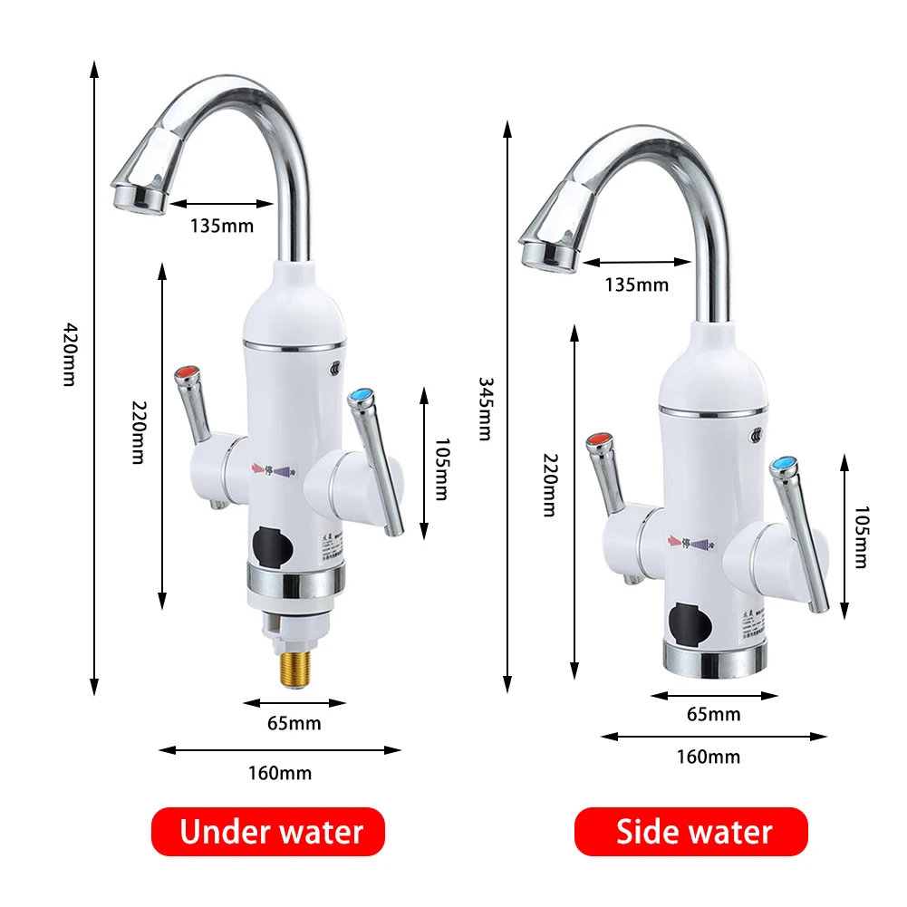 Digital Display Fast Hot Water Faucet 360 Degree Rotating Kitchen Water Heater Faucet 
Digital Display Fast Hot Water Faucet 360 Degree Rotating Kitchen Water Heater Faucet