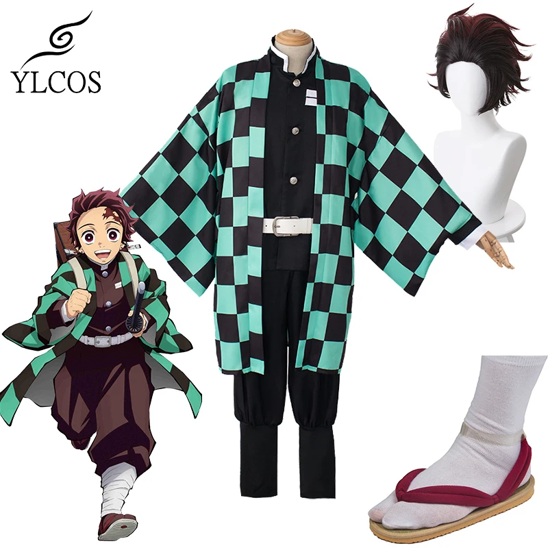 Demon Slayer Cosplay Kamado Tanjirou Costume Anime Kimono Halloween Party Unisex Suit
Demon Slayer Cosplay Kamado Tanjirou Costume Anime Kimono Halloween Party Unisex Suit