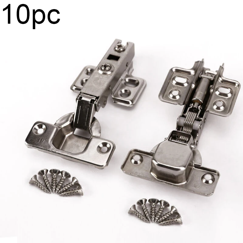 10 Pc Hinge Plates+Screw Hydraulic Mute Damping Buffer Hinge + 60pc White Zinc Self Tapping Screw Cabinet Hydraulic Door Hinge
10 Pc Hinge Plates+Screw Hydraulic Mute Damping Buffer Hinge + 60pc White Zinc Self Tapping Screw Cabinet Hydraulic Door Hinge