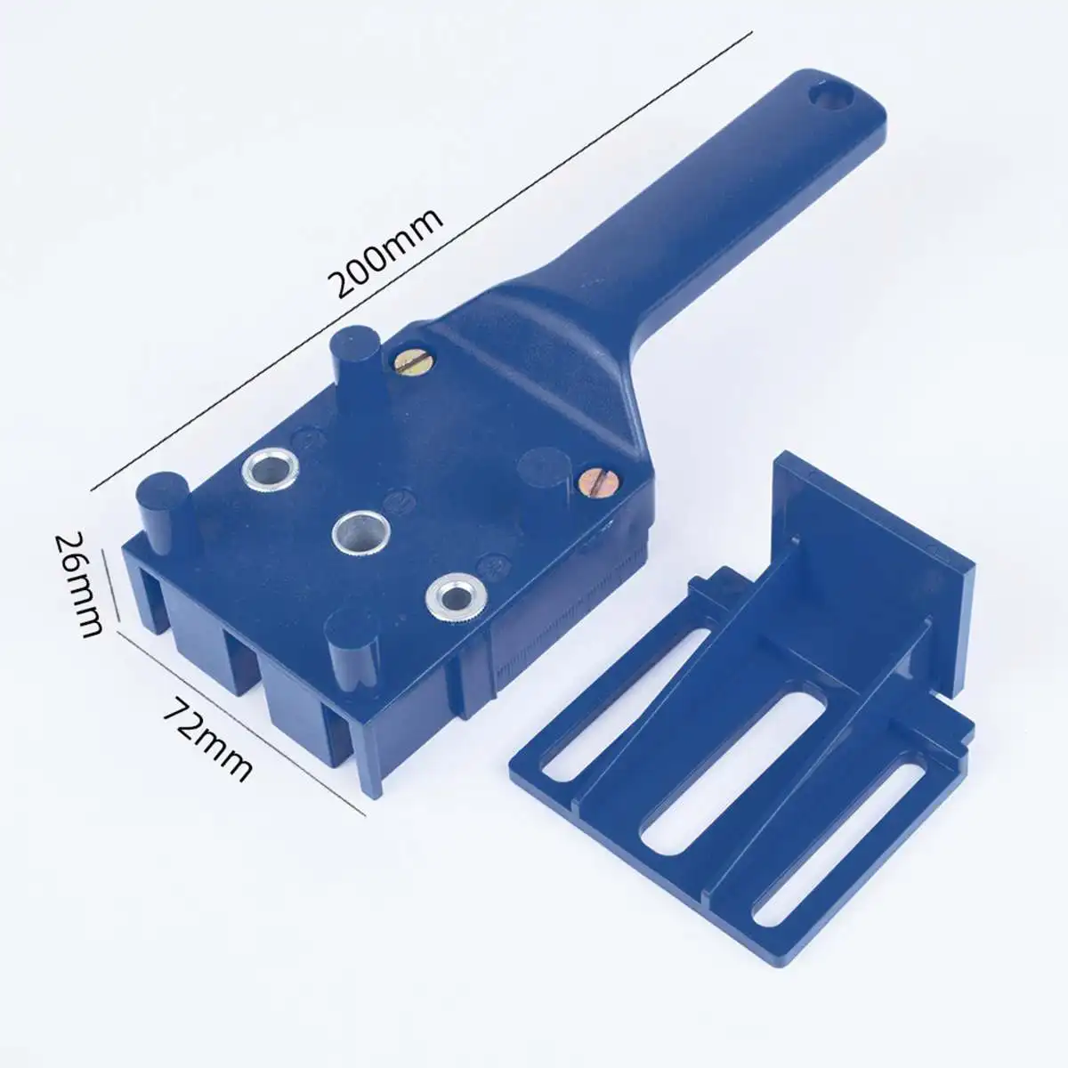 Pocket Hole Jig 6/8/10mm Drill Guide Back Dowel Jig Kit Wood Drill Guide for Wood Jointing Locator Hole Puncher Carpentry Tools
Pocket Hole Jig 6/8/10mm Drill Guide Back Dowel Jig Kit Wood Drill Guide for Wood Jointing Locator Hole Puncher Carpentry Tools