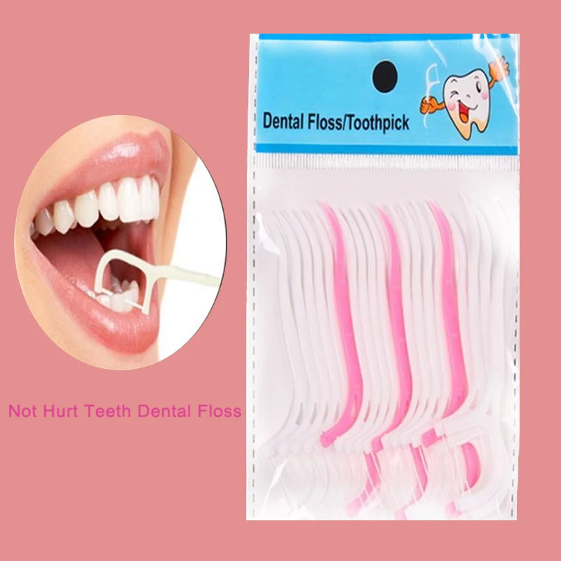 1 коробка новая одноразовая зубная нить межзубная щетка зуб палочка палочки s