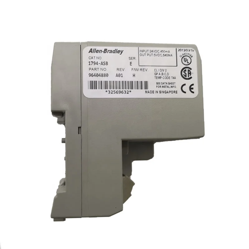 1794-ASB FLEX I/O POWER SUPPLY Allen Bradley Micrologix plc 24V-DC Remote I/O Adapter
1794-ASB FLEX I/O POWER SUPPLY Allen Bradley Micrologix plc 24V-DC Remote I/O Adapter