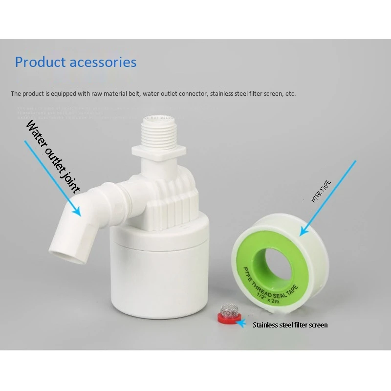 1/2 inch Practical Water Level Control Replacement Full Automatic Float Valve Anti Corrosion Nylon Threaded Tool
1/2 inch Practical Water Level Control Replacement Full Automatic Float Valve Anti Corrosion Nylon Threaded Tool