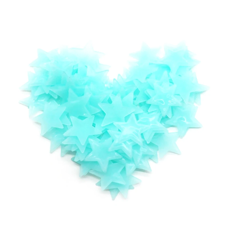 50Pcs Glow in The Dark Stars Stickers Luminous Fluorescent Plastic Starry Sky Wall Stickers Decals Ceiling Decoration
50Pcs Glow in The Dark Stars Stickers Luminous Fluorescent Plastic Starry Sky Wall Stickers Decals Ceiling Decoration