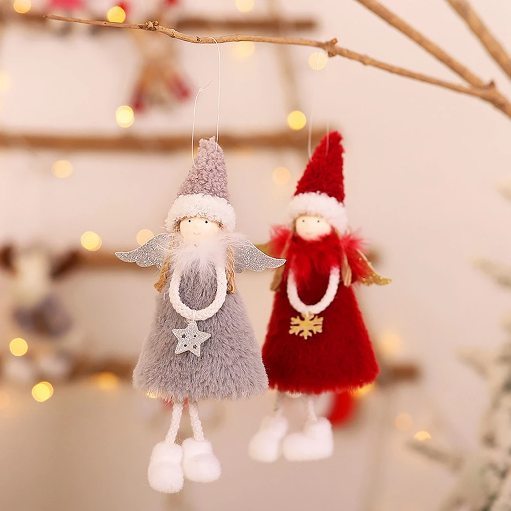 Christmas Angel Plush Doll Pendant Christmas Tree Ornament Christmas Tree Decoration for Home Xmas Party Gifts Noel Navidad
Christmas Angel Plush Doll Pendant Christmas Tree Ornament Christmas Tree Decoration for Home Xmas Party Gifts Noel Navidad